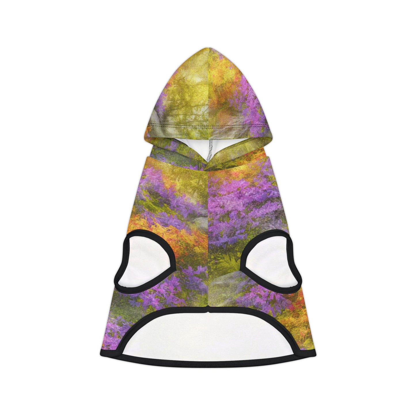 Lavender Gold Bloom, Pet Hoodie | Colorful Dog Sweater, Cozy Pet Apparel, Trendy Dog Clothes, Warm Furry Outfit, Pet Fashion Gift