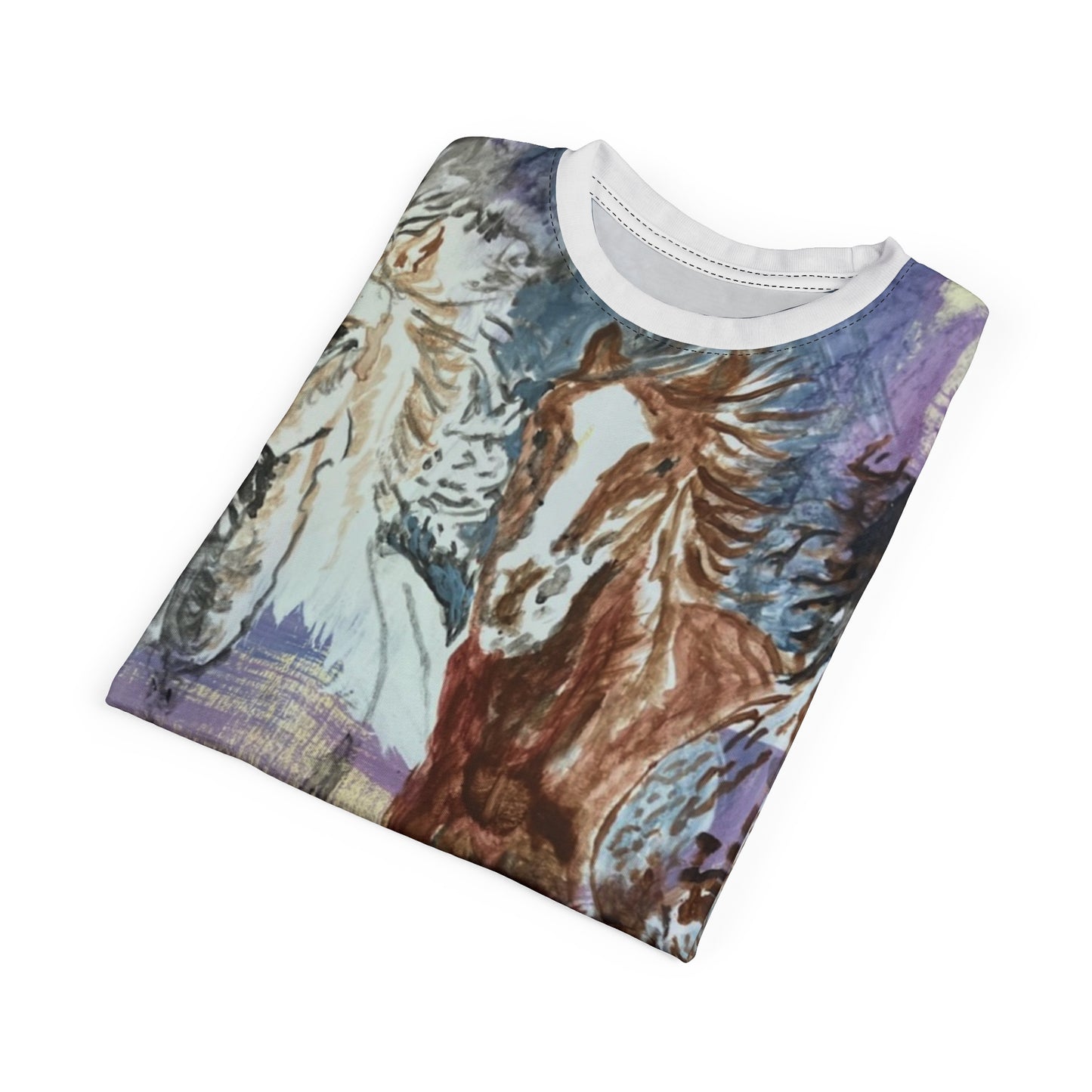 "Free as the Breeze" Unisex Tee, Horse Lovers Gift, Equestrian Apparel, Unique Graphic T-Shirt, Animal Art Clothing