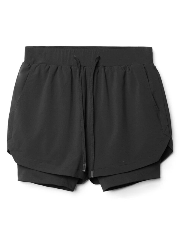 Men’s Double Layer Breathable Sport Shorts, 4 Colors