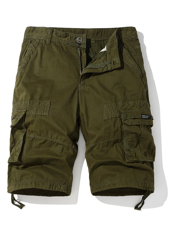 Men’s American Retro Cargo Shorts with Multi-Pockets, 6 Colors