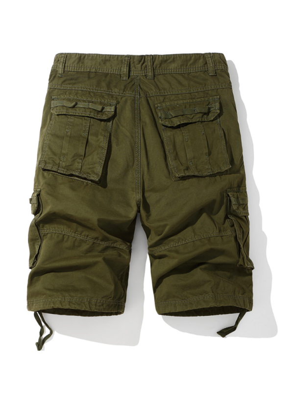 Men’s American Retro Cargo Shorts with Multi-Pockets, 6 Colors