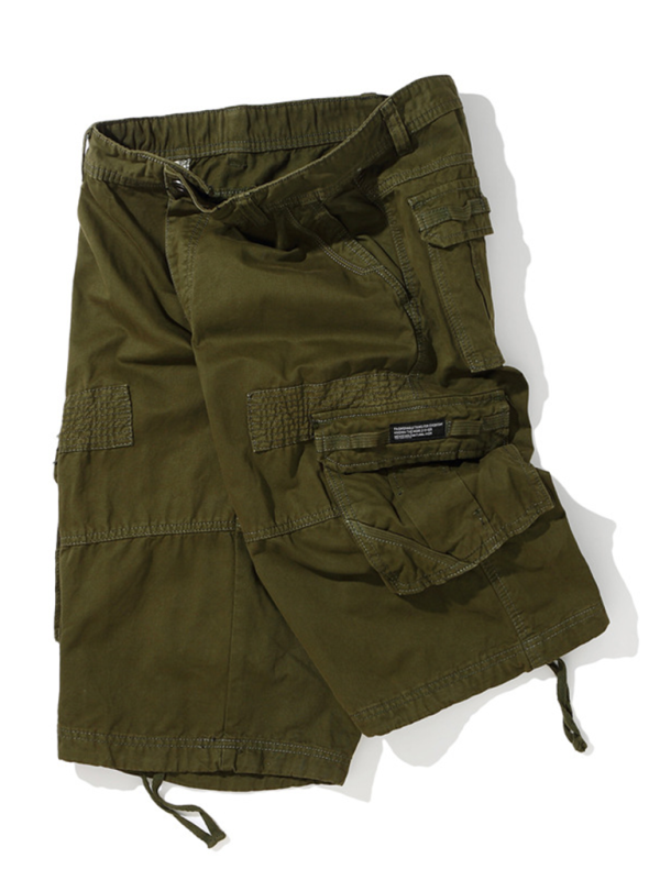 Men’s American Retro Cargo Shorts with Multi-Pockets, 6 Colors