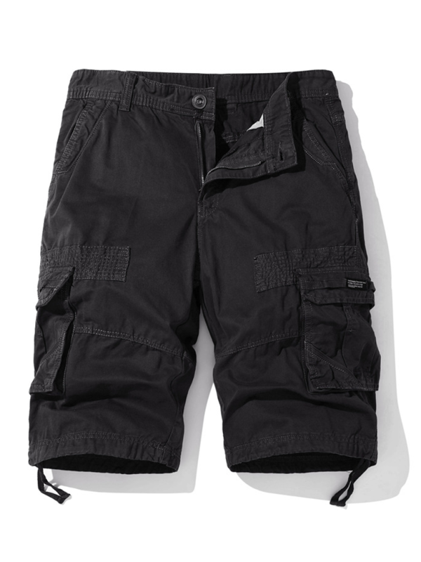 Men’s American Retro Cargo Shorts with Multi-Pockets, 6 Colors