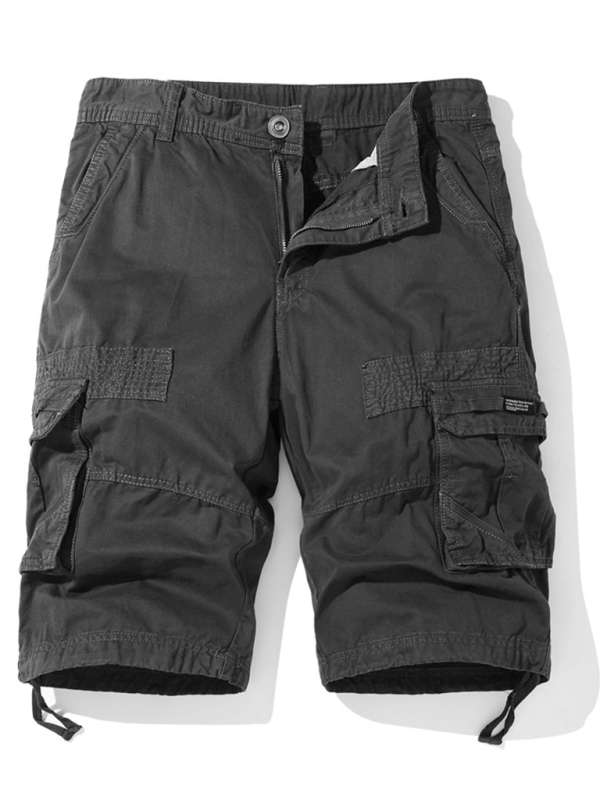 Men’s American Retro Cargo Shorts with Multi-Pockets, 6 Colors