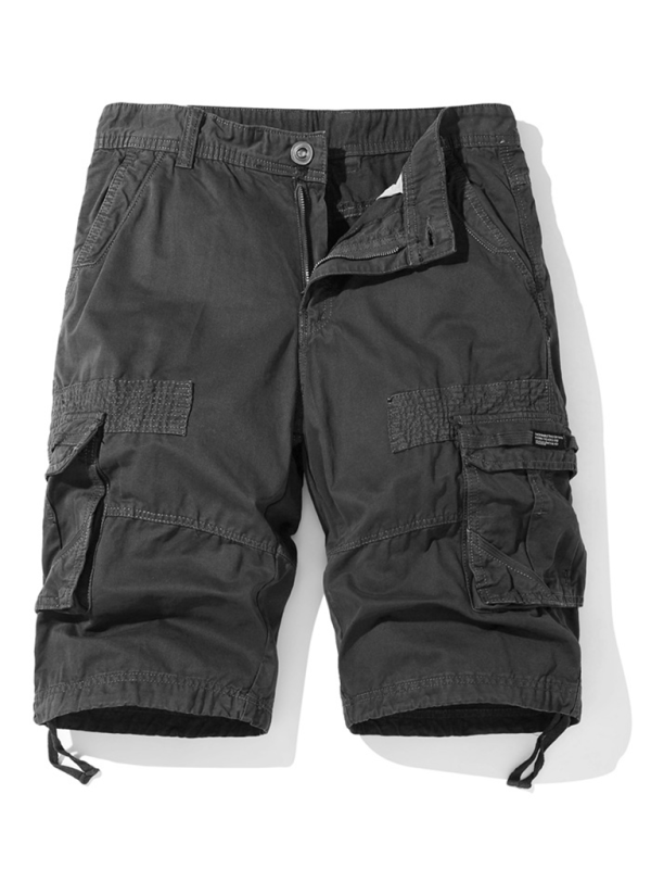 Men’s American Retro Cargo Shorts with Multi-Pockets, 6 Colors
