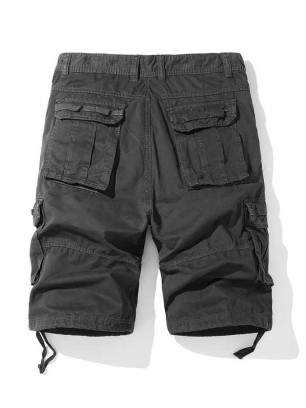 Men’s American Retro Cargo Shorts with Multi-Pockets, 6 Colors