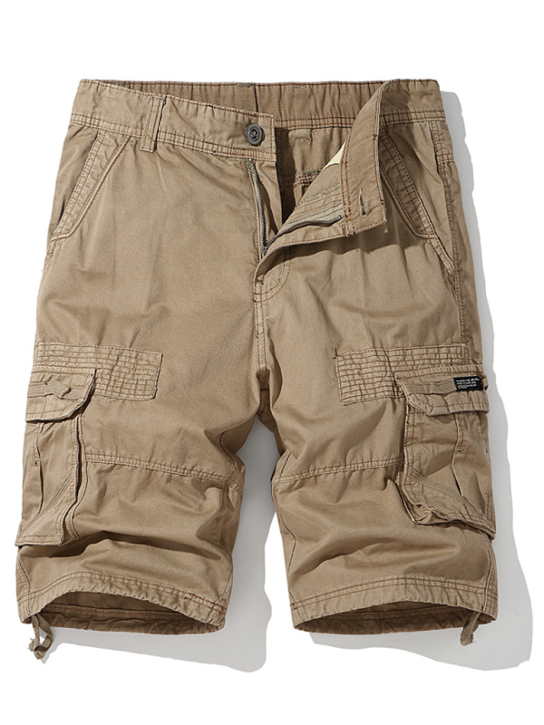 Men’s American Retro Cargo Shorts with Multi-Pockets, 6 Colors