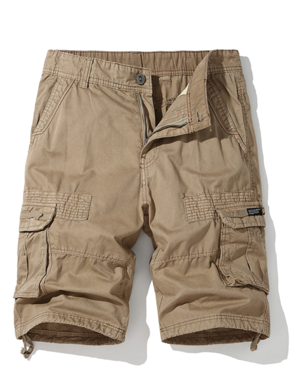 Men’s American Retro Cargo Shorts with Multi-Pockets, 6 Colors