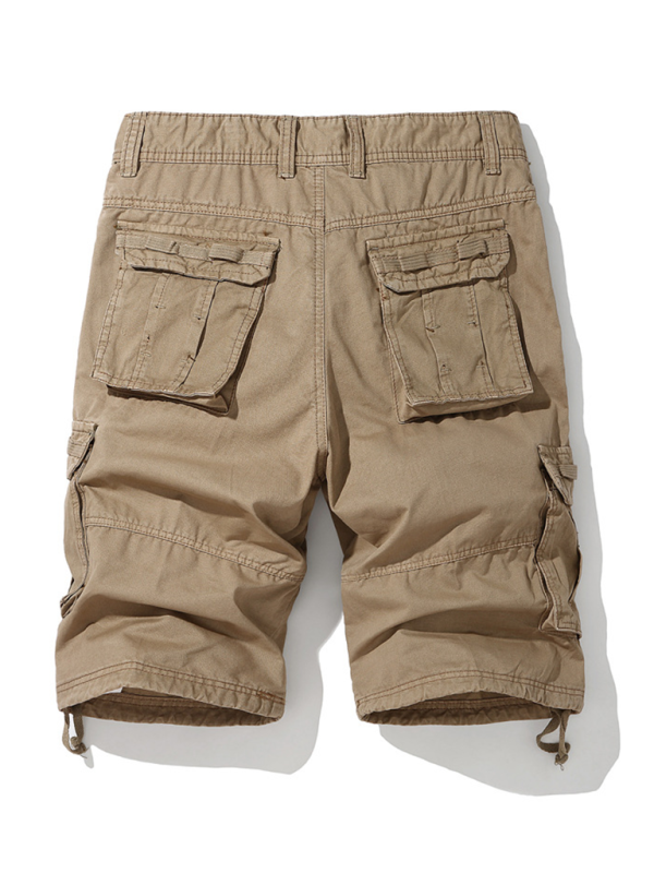 Men’s American Retro Cargo Shorts with Multi-Pockets, 6 Colors