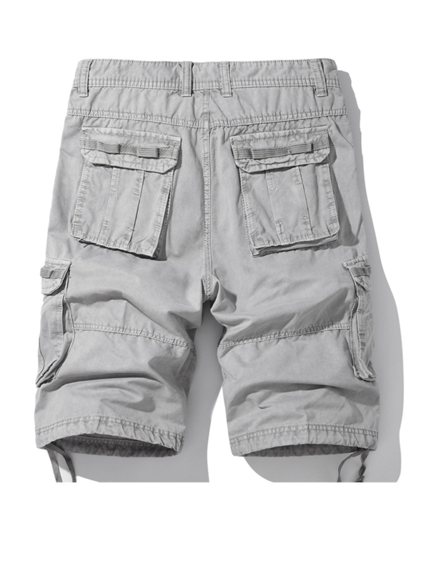 Men’s American Retro Cargo Shorts with Multi-Pockets, 6 Colors