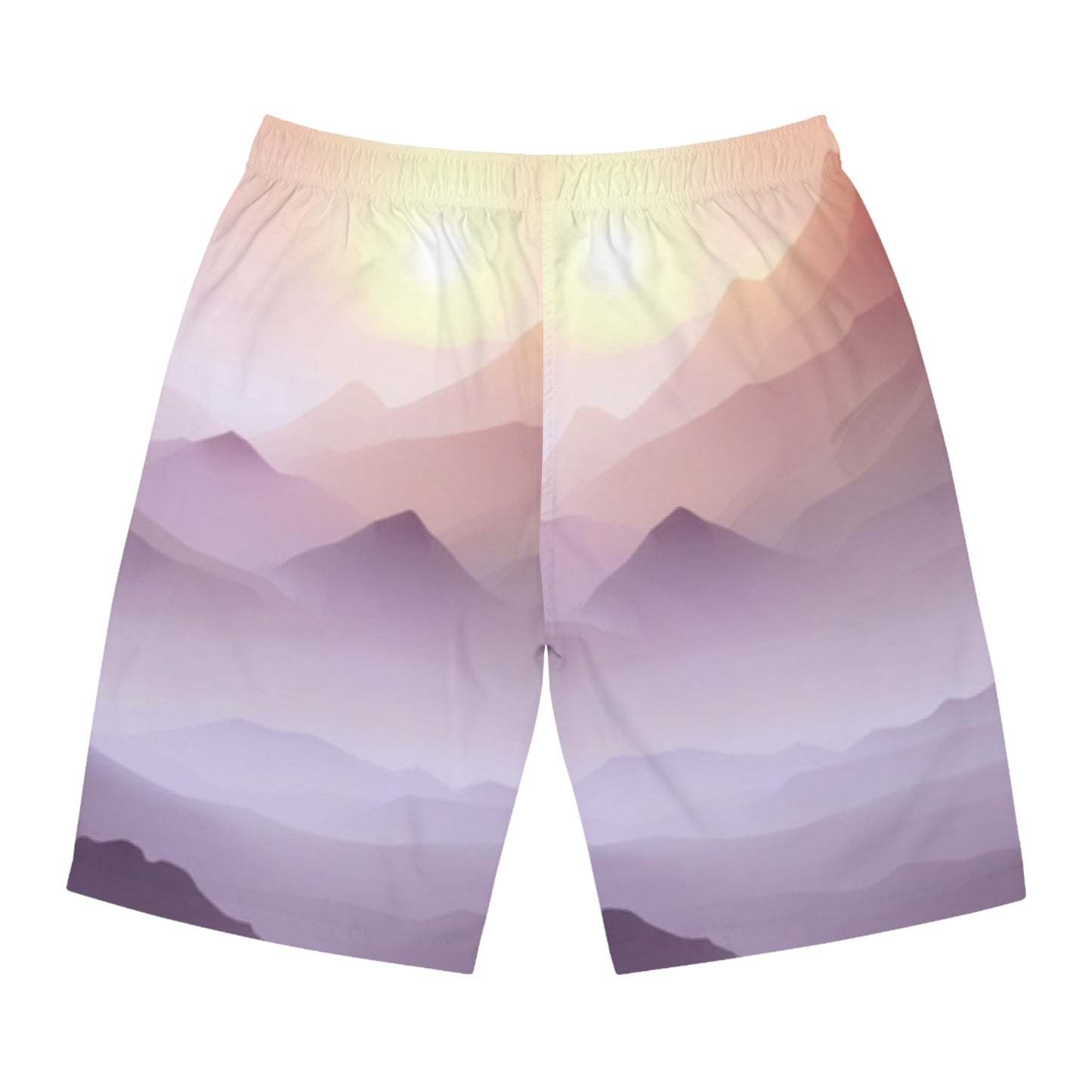 Purple Mountains, Men's Board Shorts (AOP)