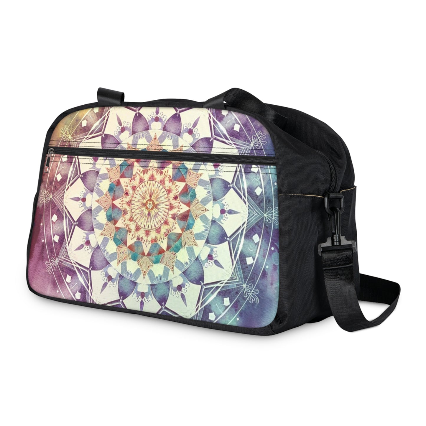 Geometric Pastel Rainbow, Fitness Handbag