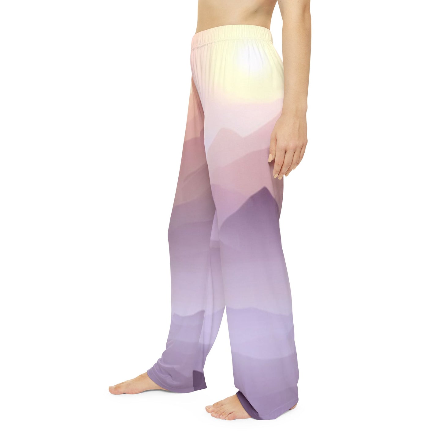 Purple Mountains, Women's Pajama Pants (AOP)