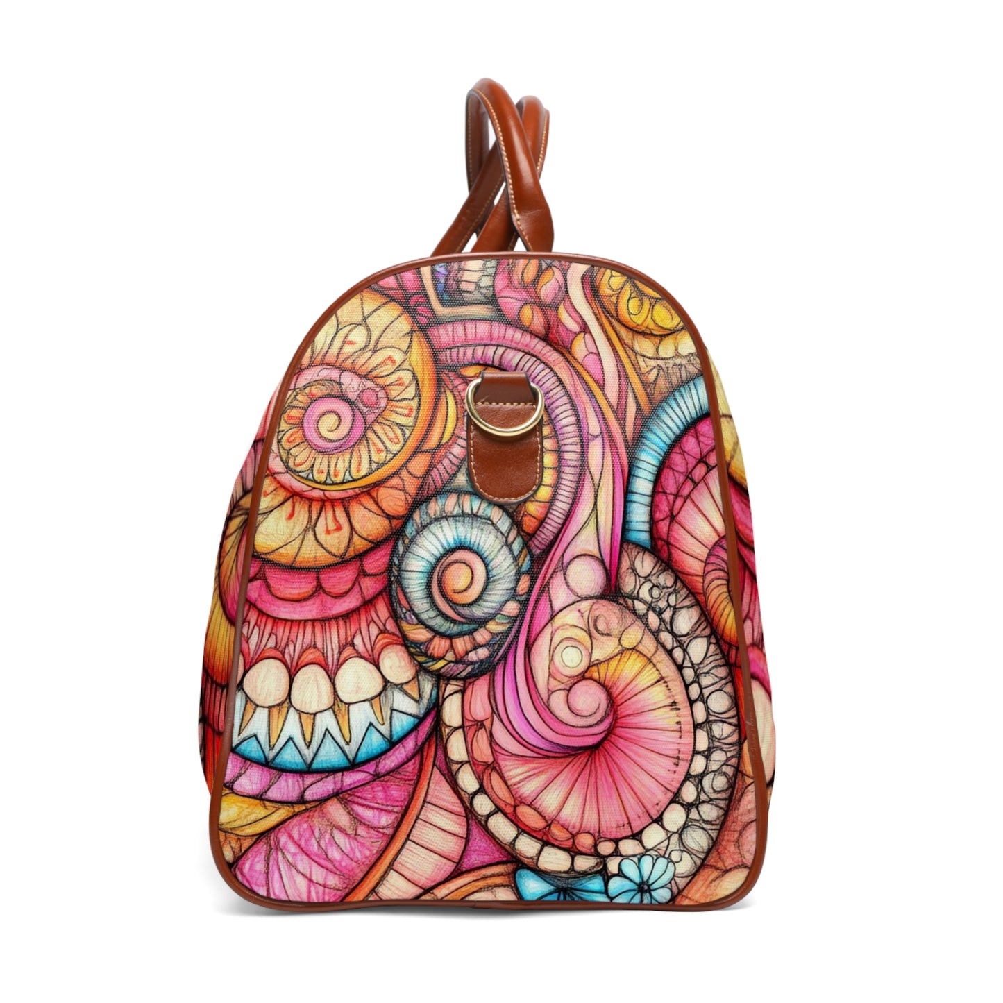 Abstract Seashell, Waterproof Travel Bag