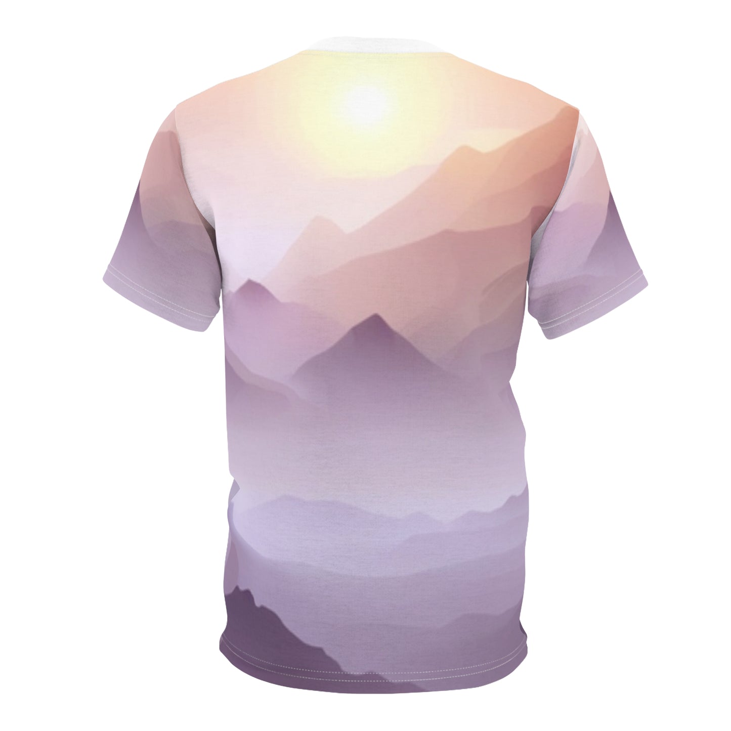 Purple Mountains, Unisex Cut & Sew Tee (AOP)