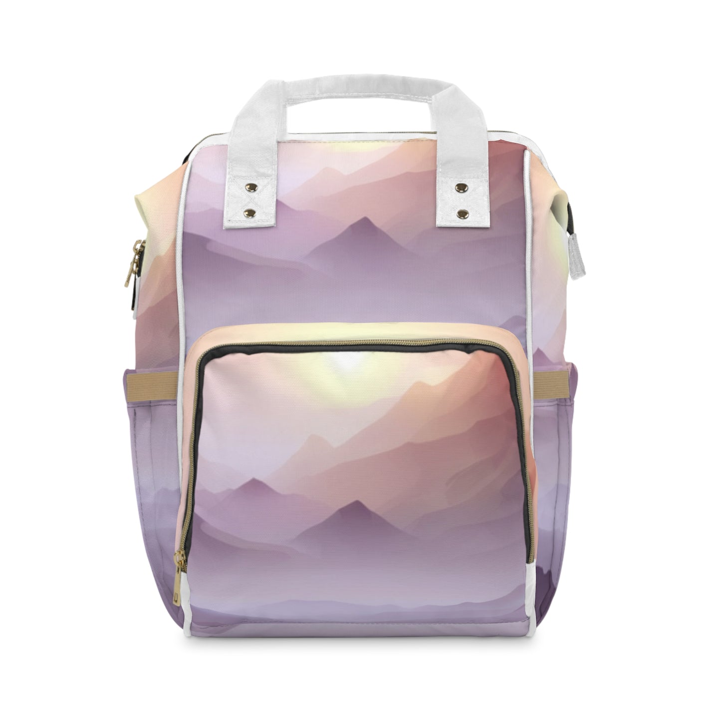 Purple Mountains, Multifunctional Diaper Backpack