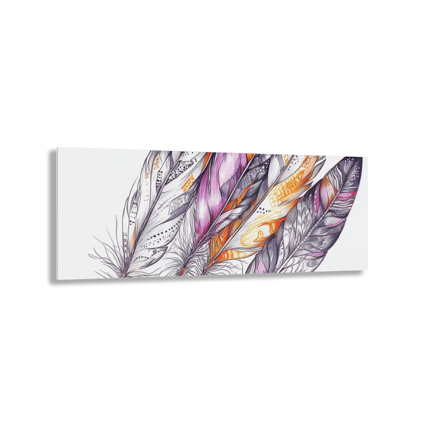 White Feather, Acrylic Prints