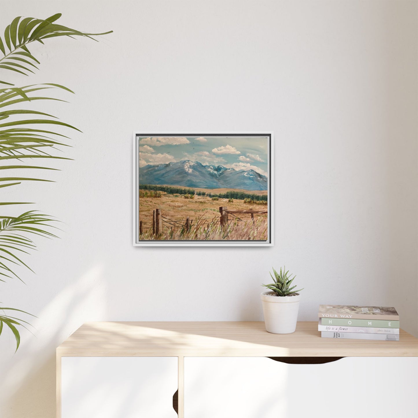 Framed Art Print, Scenic Landscape Wall Decor, Rustic Home Decor, Gift for Nature Lovers, Farmhouse Style, Office Artwork