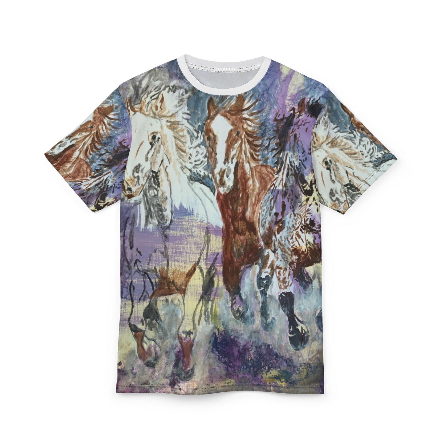 "Free as the Breeze" Unisex Tee, Horse Lovers Gift, Equestrian Apparel, Unique Graphic T-Shirt, Animal Art Clothing