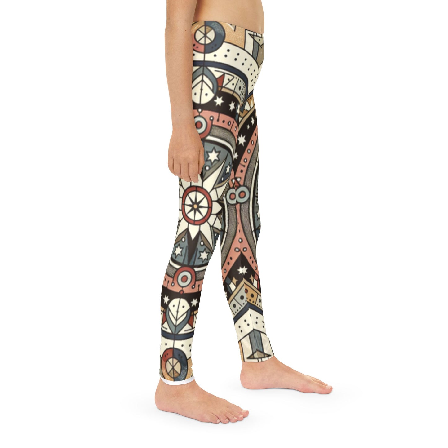 Sandstone, Unisex Youth Full-Length Leggings (AOP)