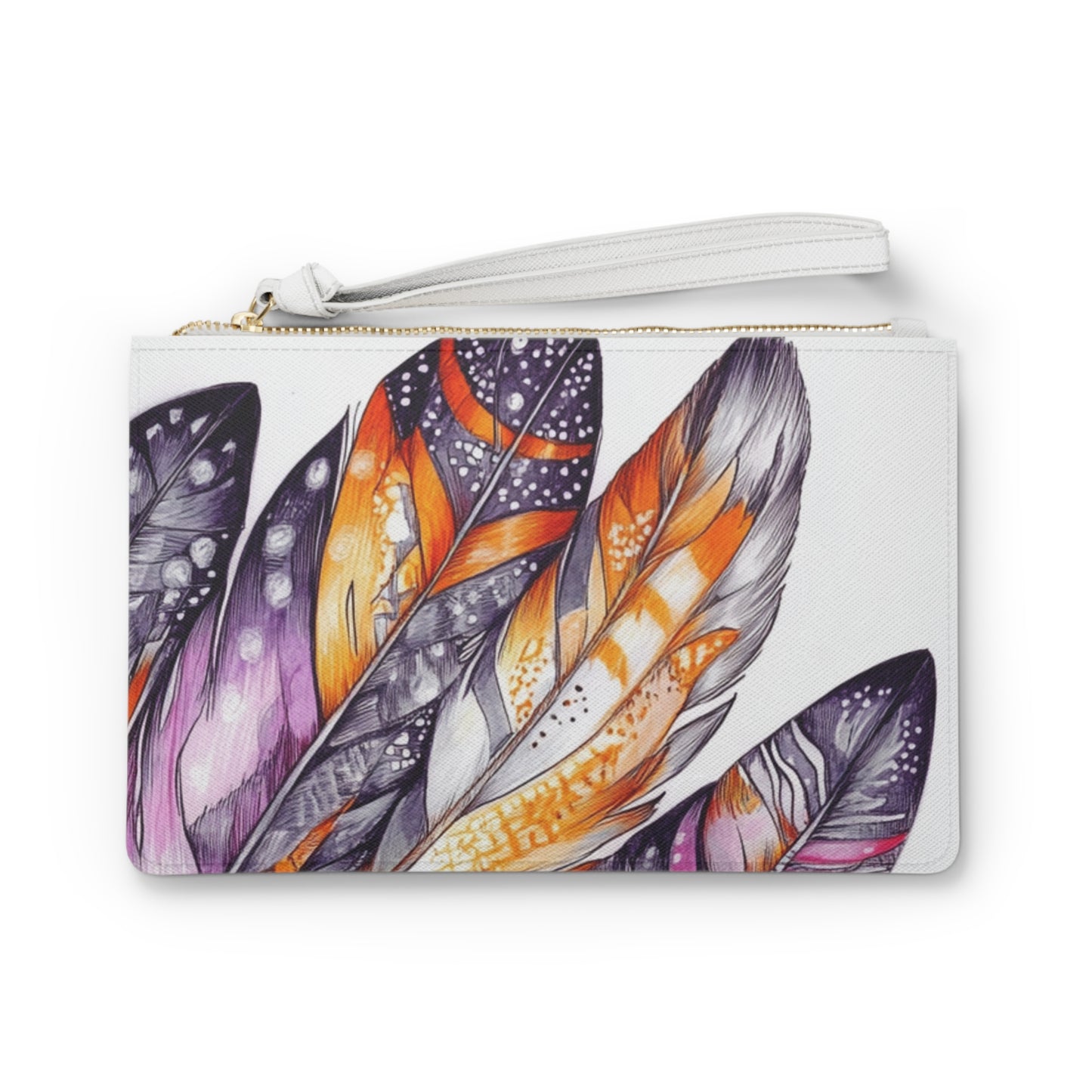 White Feathers, Clutch Bag