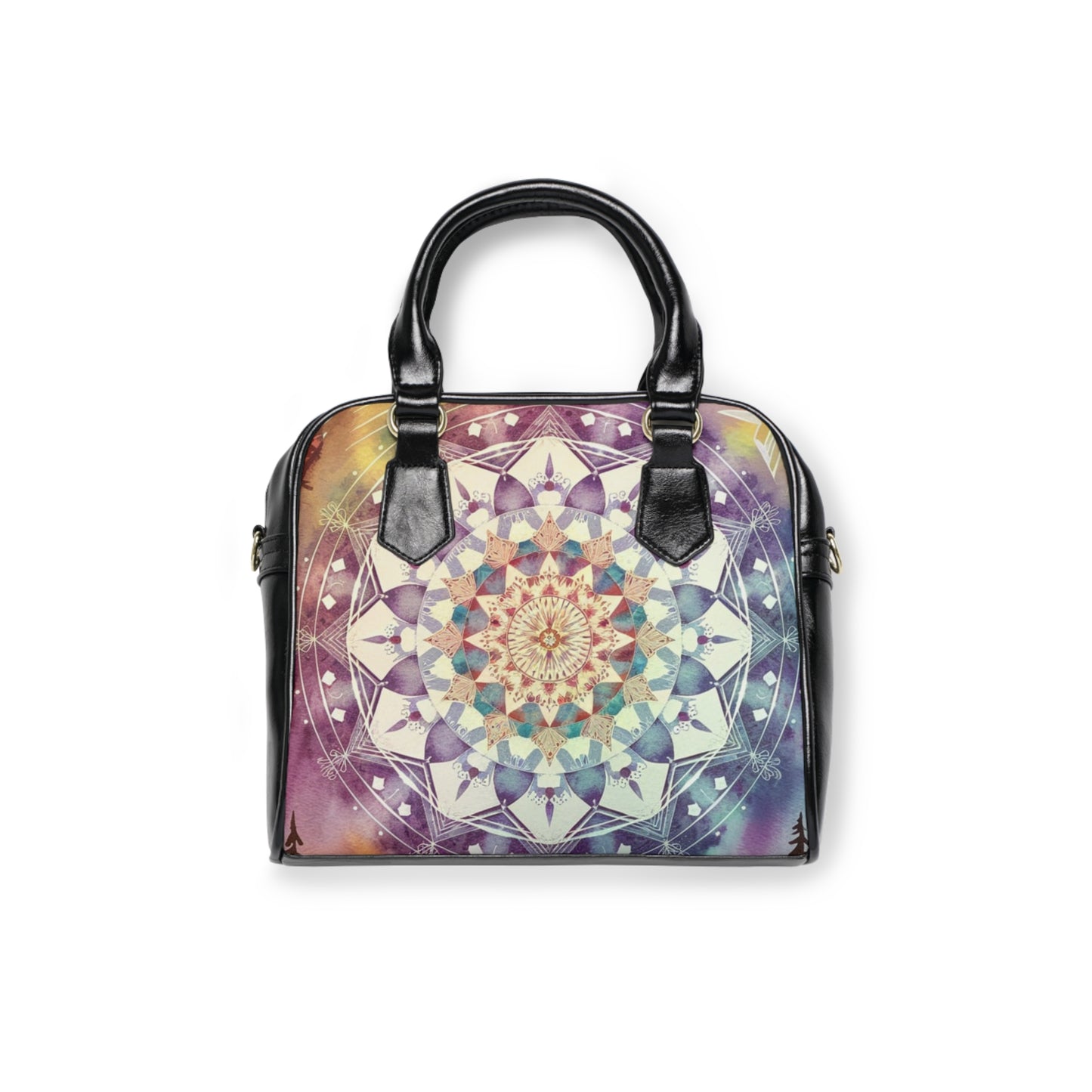 Geometric Pastel Rainbow, Shoulder Handbag