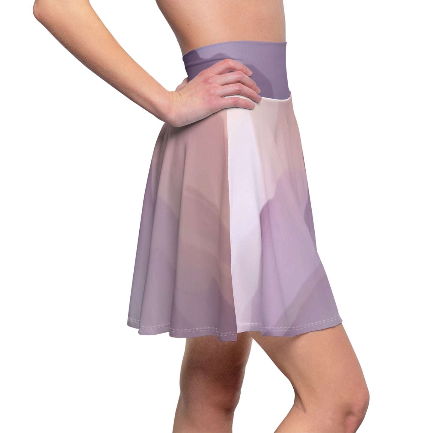 Purple Mountains, Women's Skater Skirt (AOP)