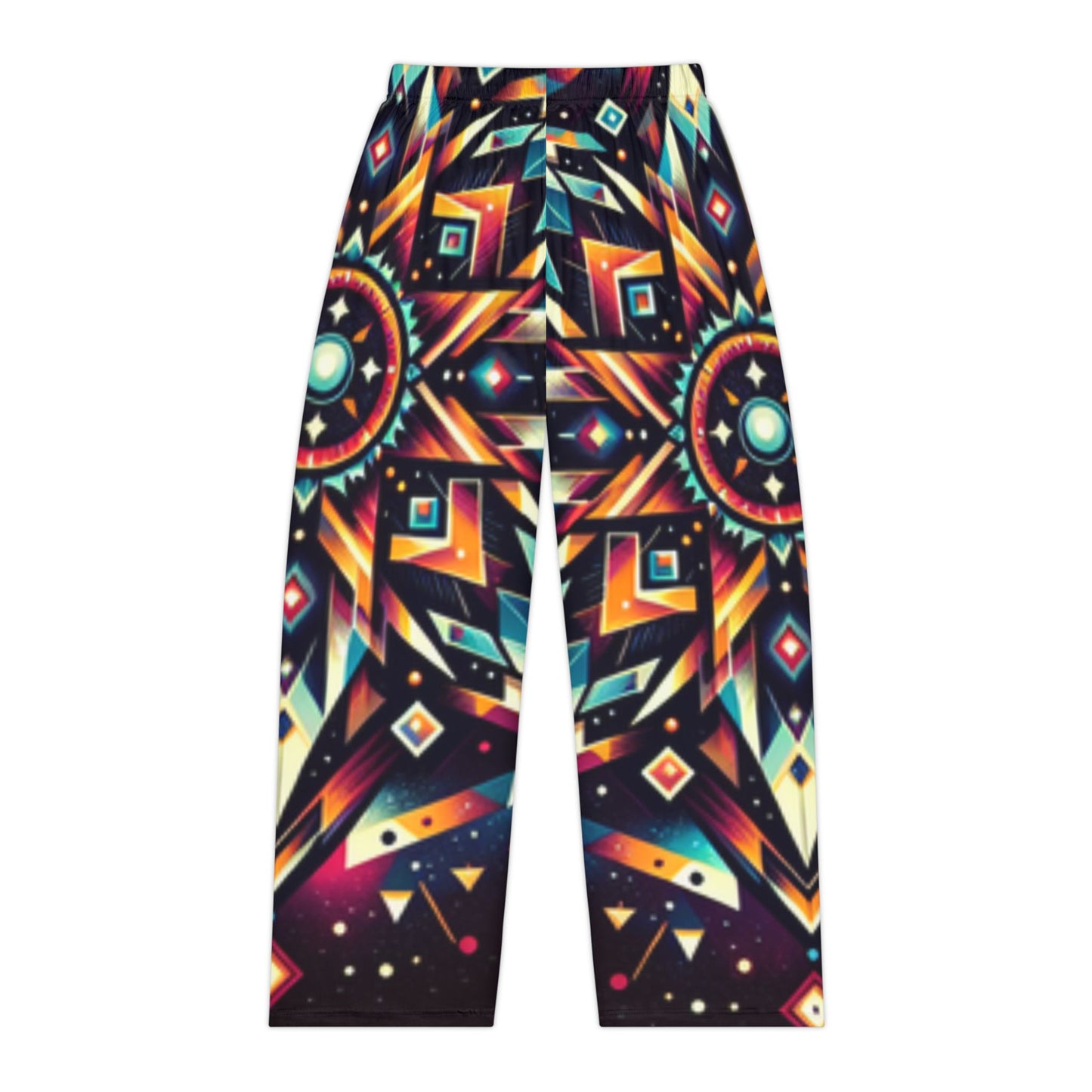 Geometric Tribal, Women's Pajama Pants (AOP)