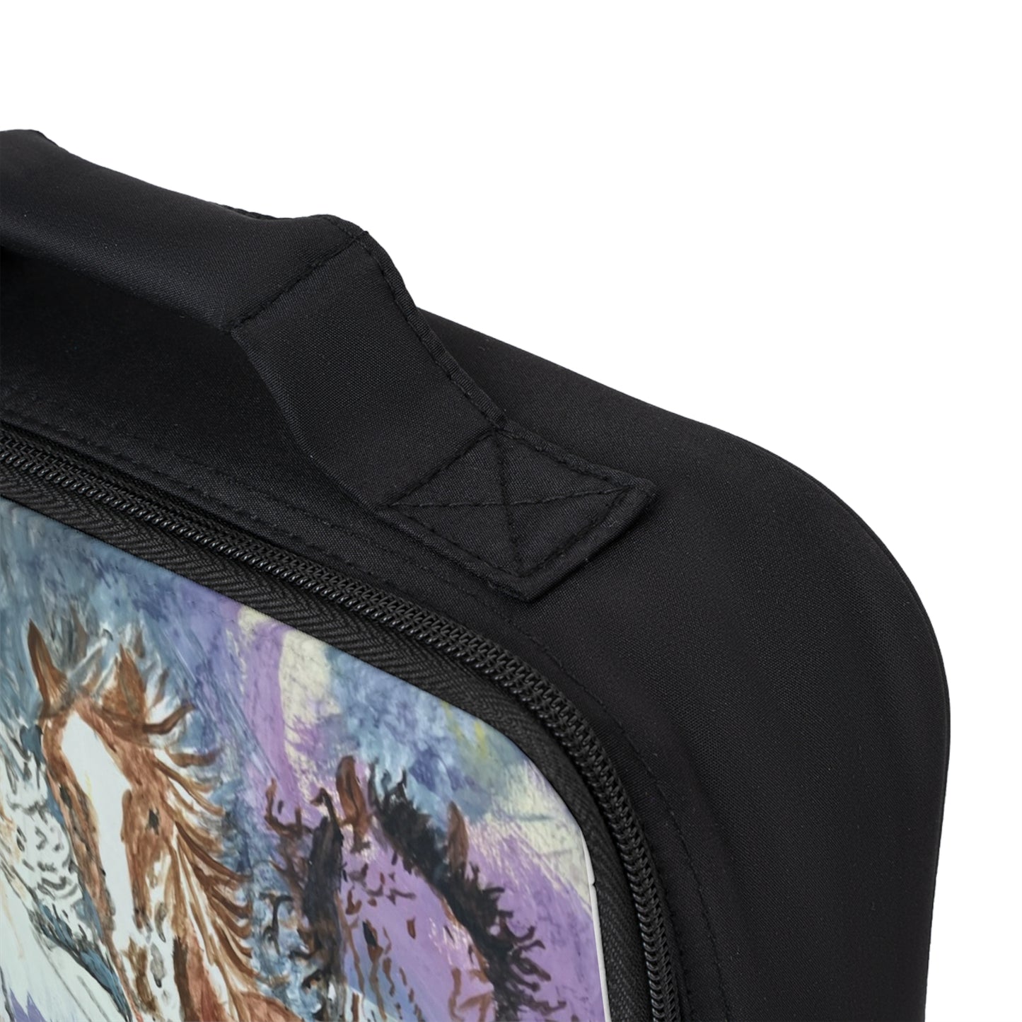 Equestrian Lunch Bag -"Free as the Breeze" Insulated Lunch Tote, Perfect for School, Work, Picnics, Gifts