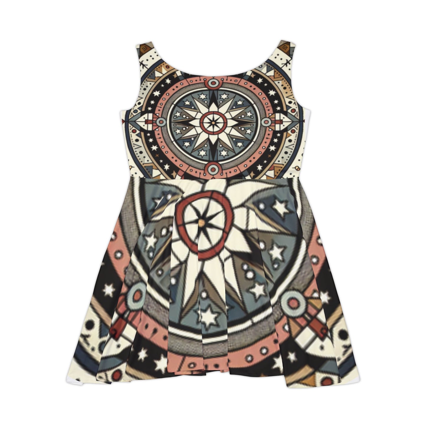 Sandstone, Women's Skater Dress (AOP)