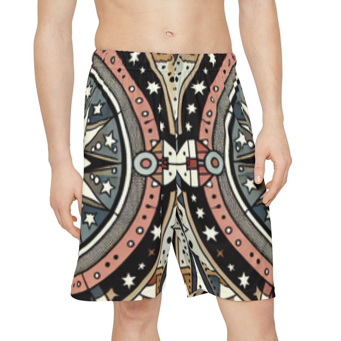 Sandstone, Men’s Sports Shorts (AOP)