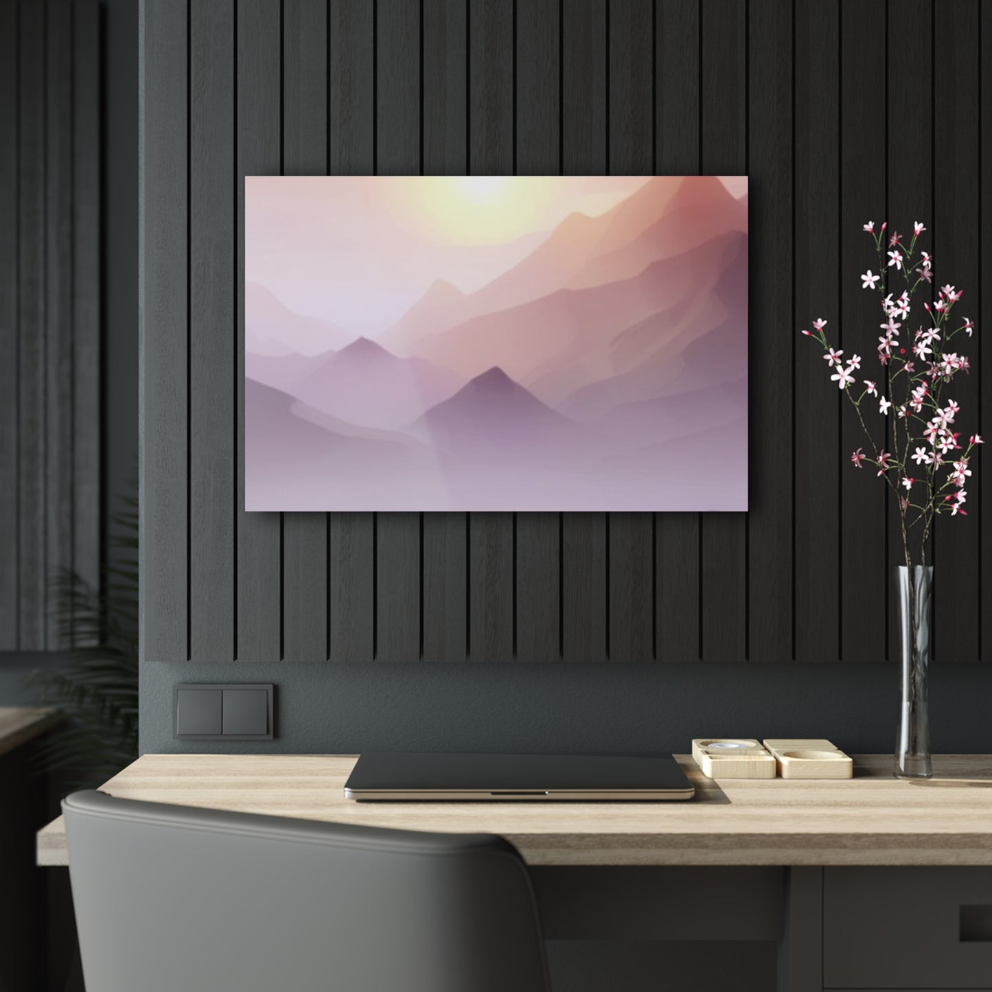 Purple Mountains, Acrylic Prints