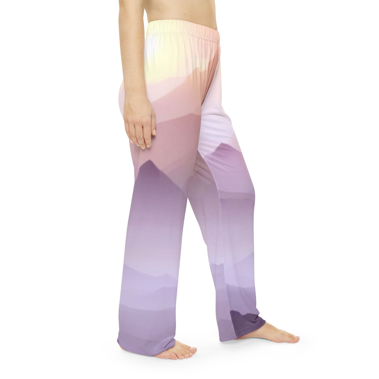 Purple Mountains, Women's Pajama Pants (AOP)