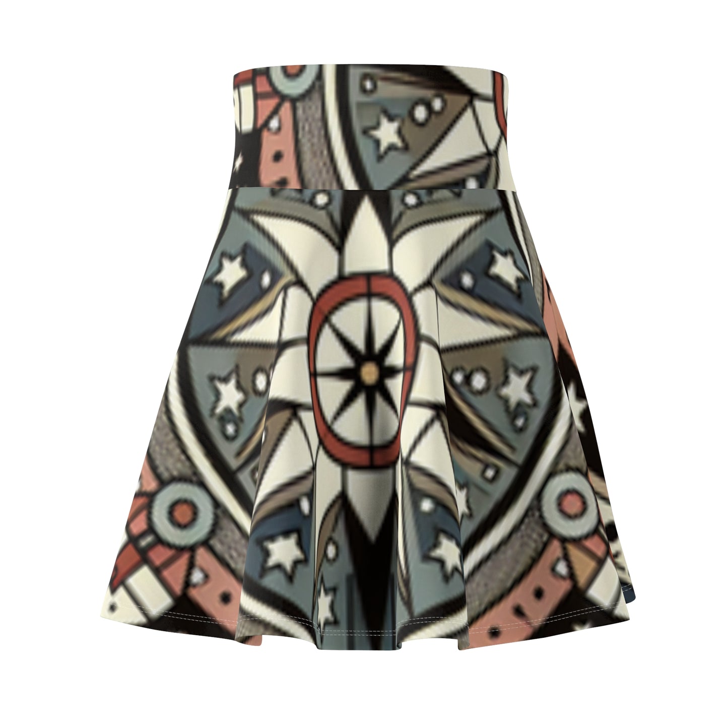 Sandstone, Women's Skater Skirt (AOP)