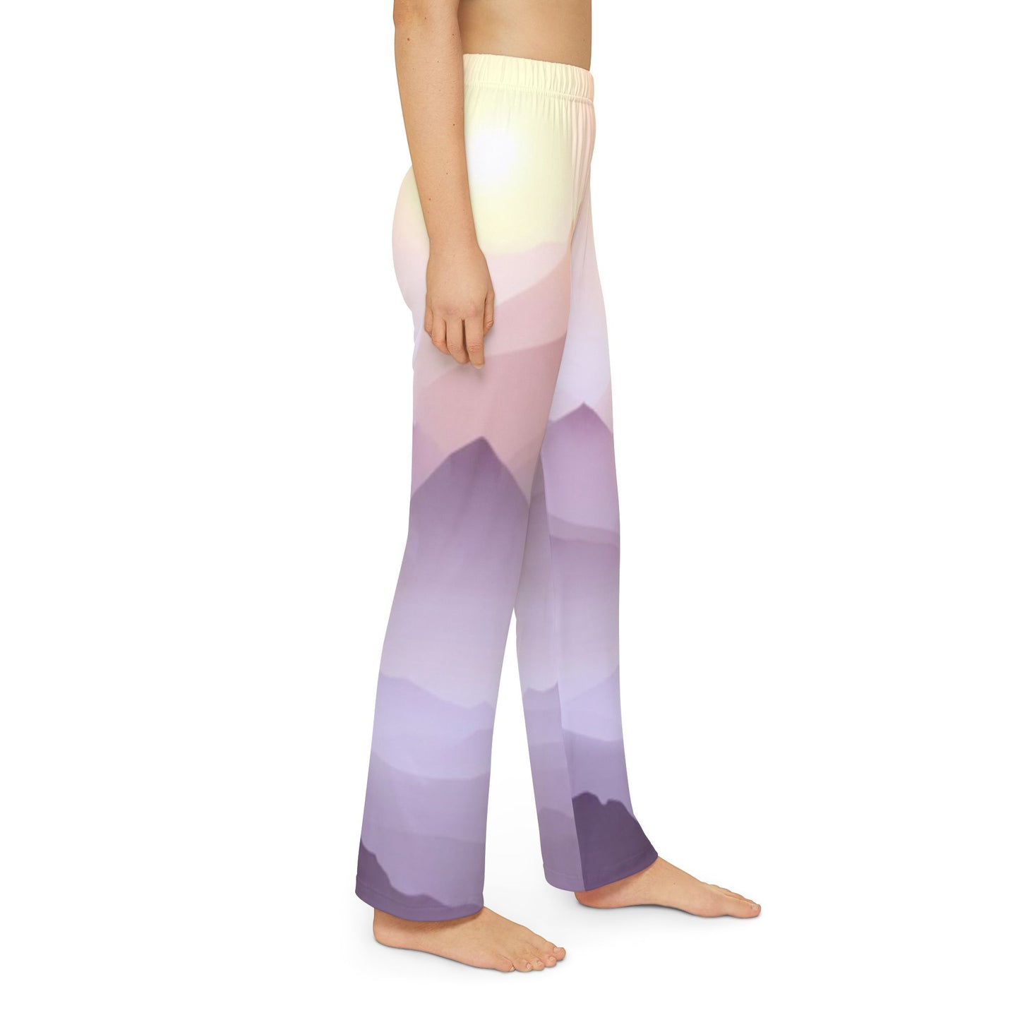 Purple Mountains, Unisex Kids Pajama Pants (AOP)