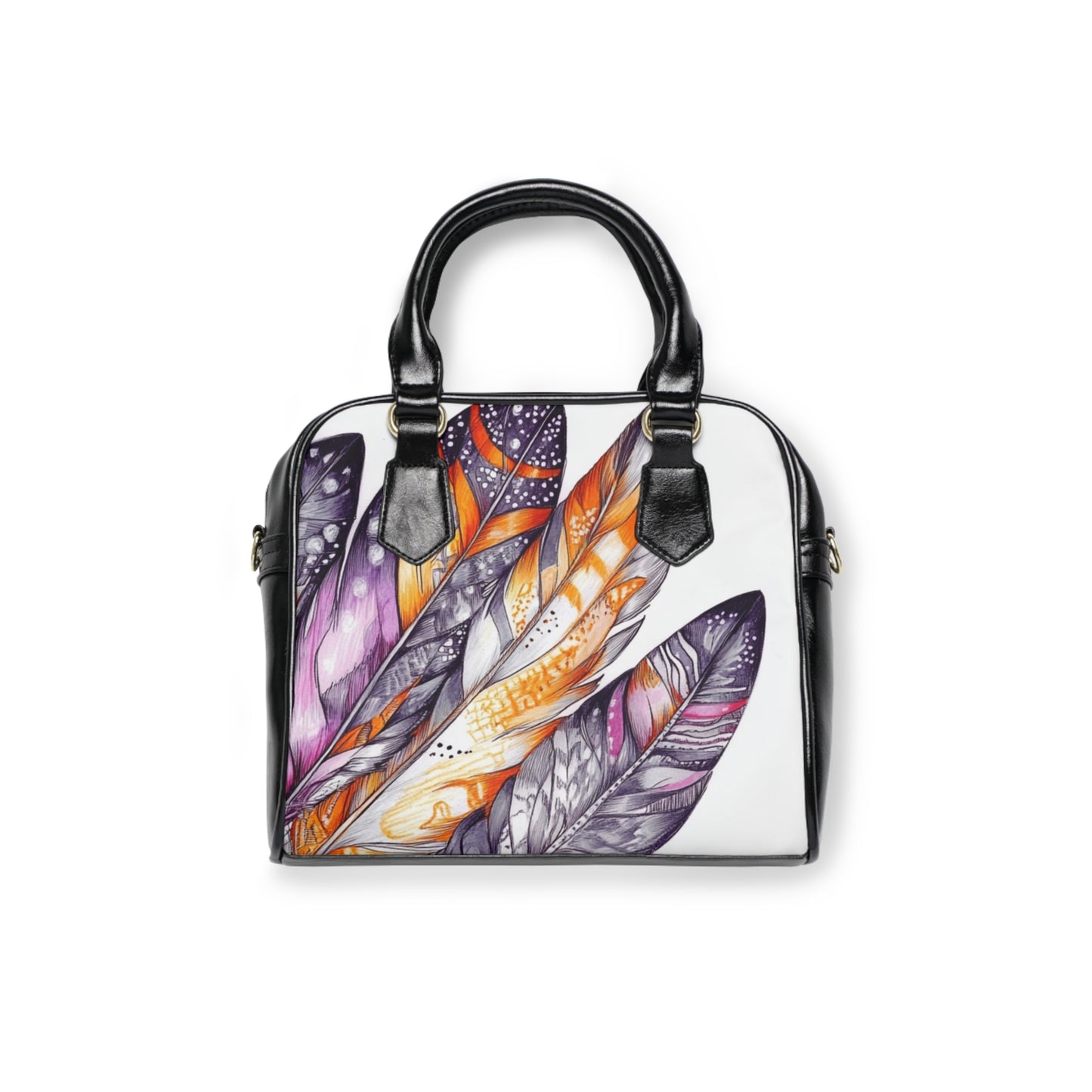 White Feather, Shoulder Handbag