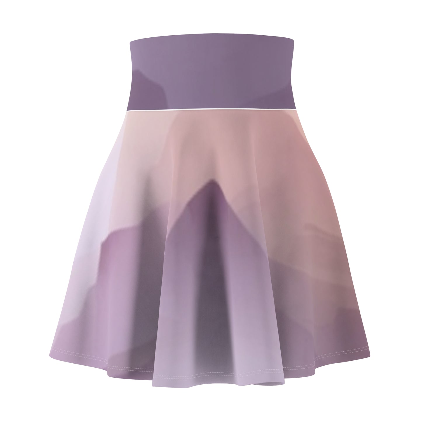 Purple Mountains, Women's Skater Skirt (AOP)