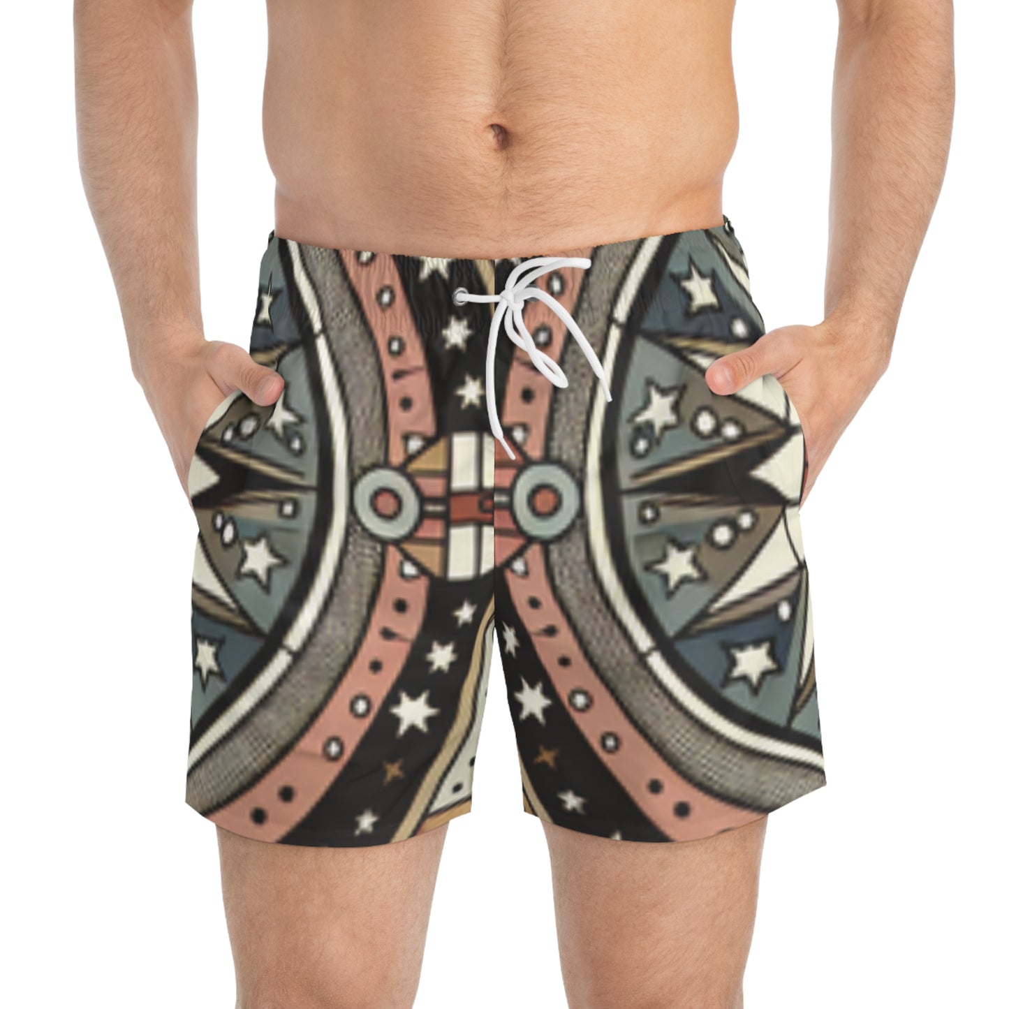 Sandstone, Swim Trunks (AOP)