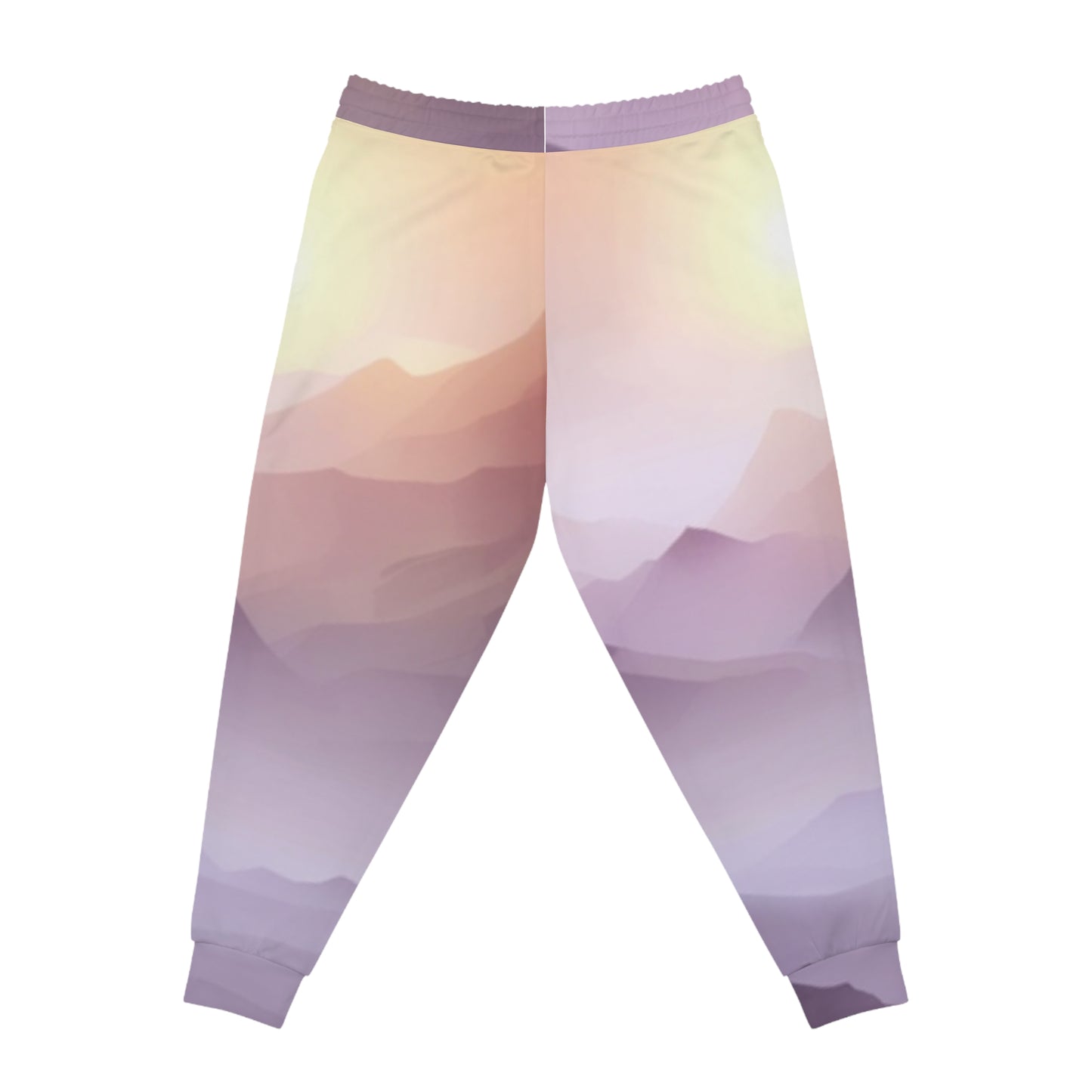 Purple Mountains, Unisex Athletic Joggers (AOP)