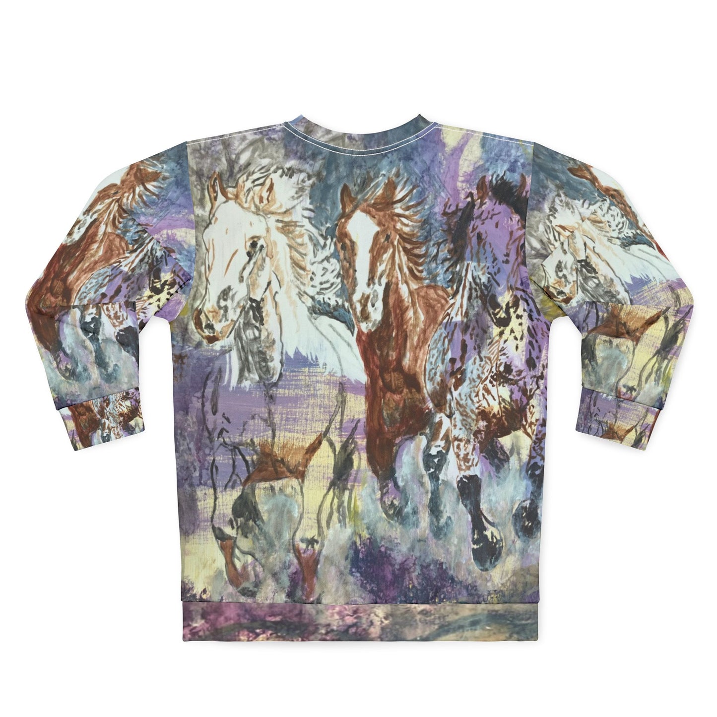 "Free as the Breeze" Unisex Sweatshirt, Cozy Horse Lover's Apparel, Perfect for Gift Giving, Horse Riding Events, Country Lifestyle