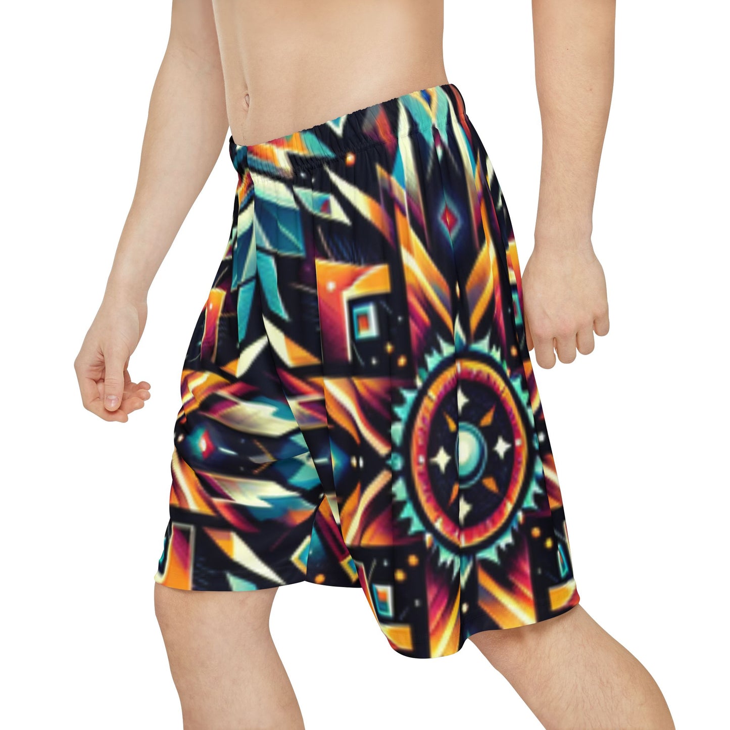 Geometric Tribal,  Men’s Sports Shorts (AOP)