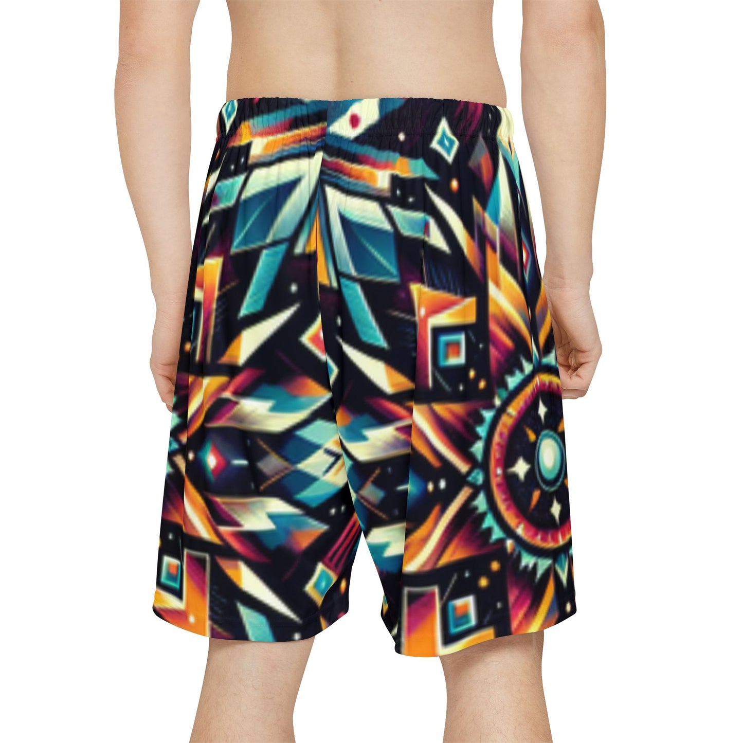 Geometric Tribal,  Men’s Sports Shorts (AOP)