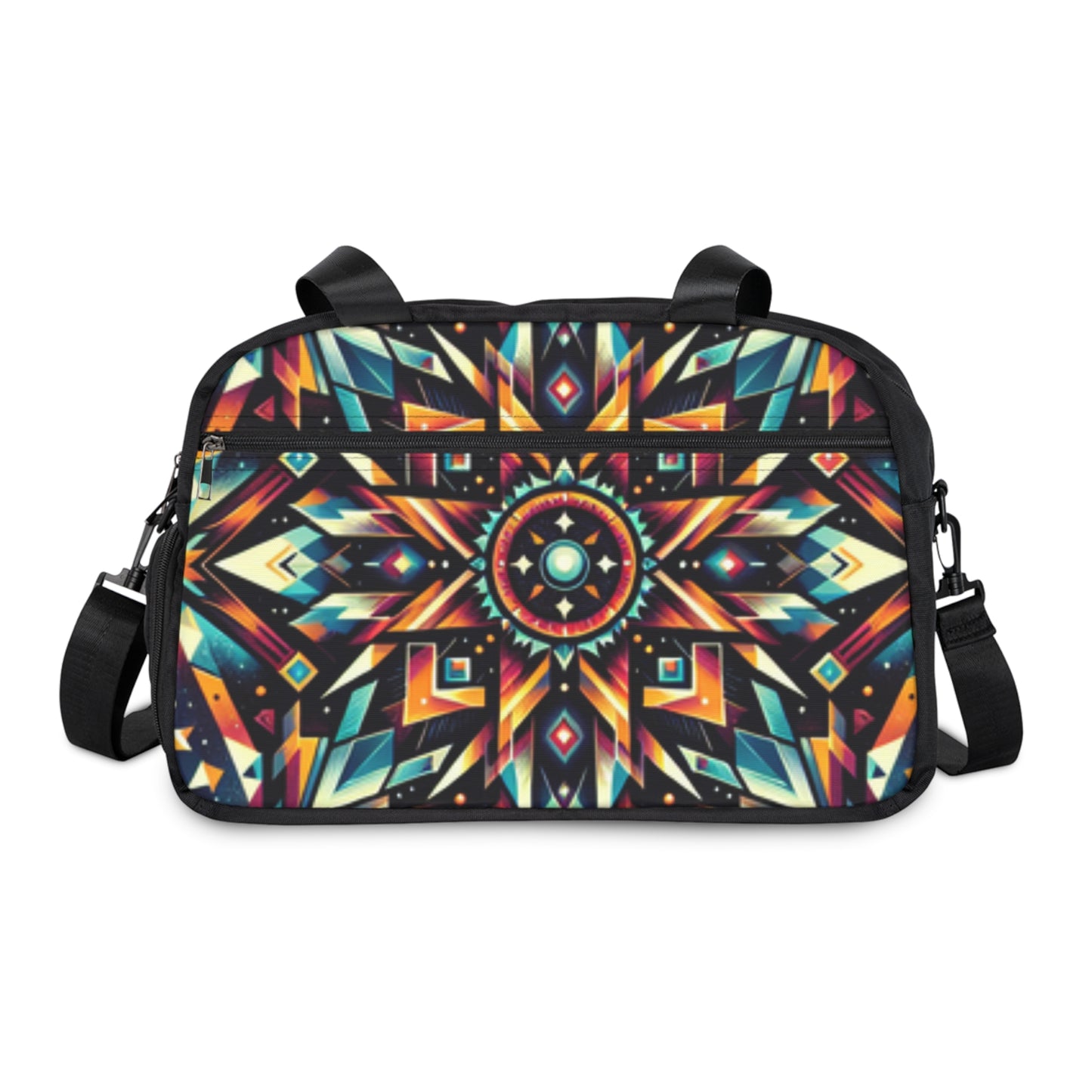 Geometric Tribal, Fitness Handbag