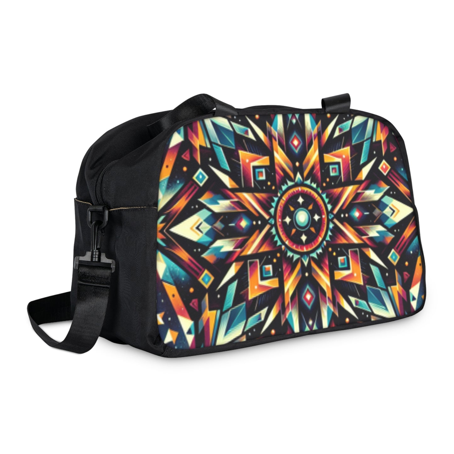 Geometric Tribal, Fitness Handbag