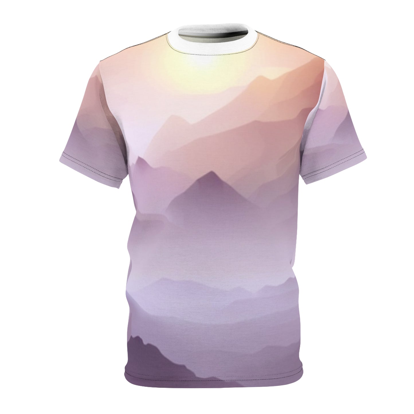 Purple Mountains, Unisex Cut & Sew Tee (AOP)