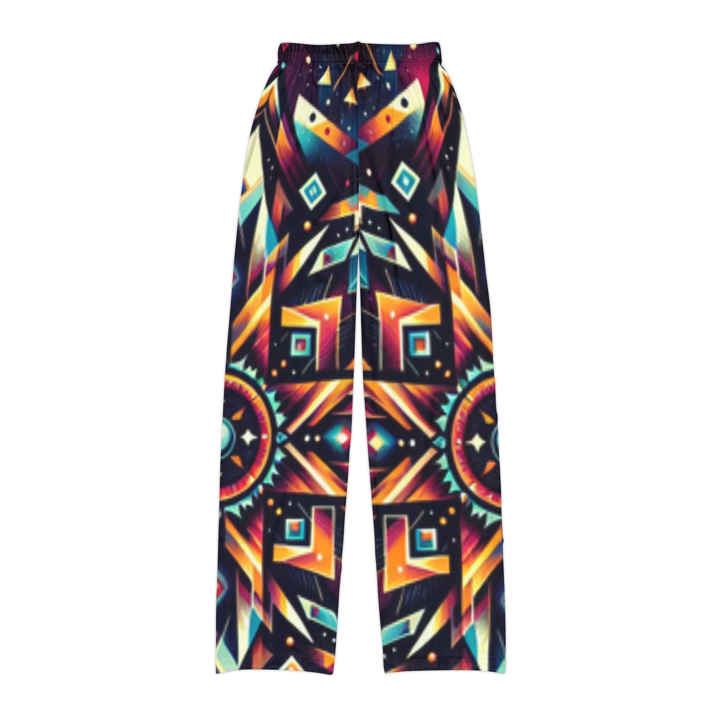 Geometric Tribal, Kids Pajama Pants (AOP)