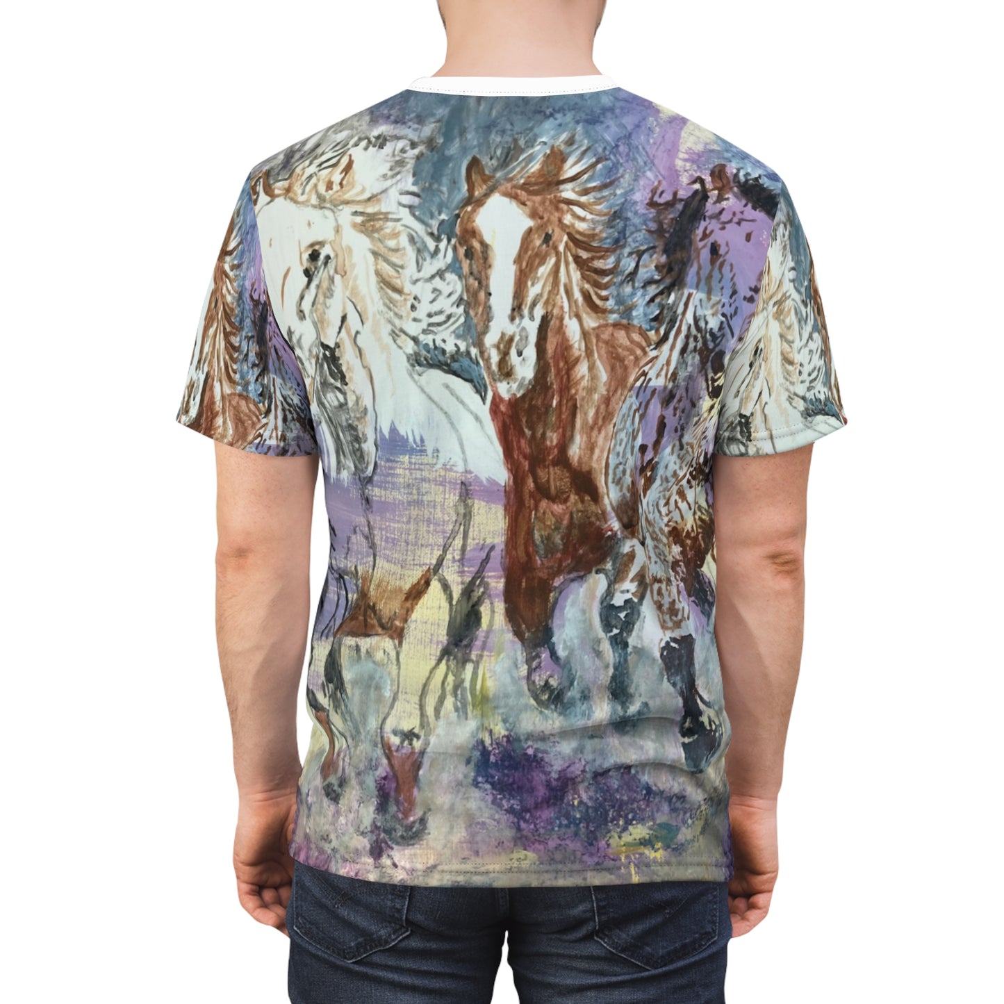 "Free as the Breeze" Unisex Tee, Horse Lovers Gift, Equestrian Apparel, Unique Graphic T-Shirt, Animal Art Clothing