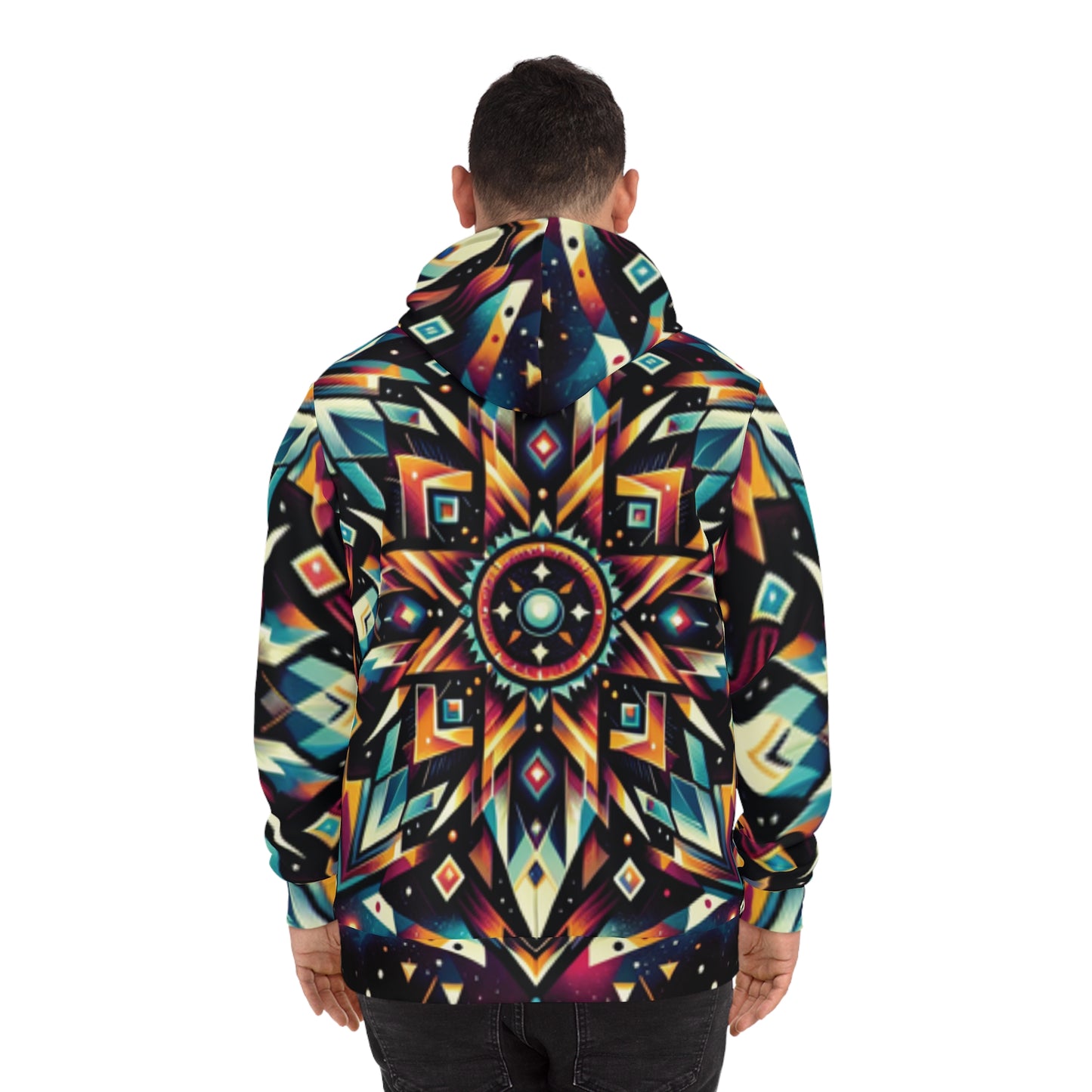 Geometric Tribal,  Unisex Fashion Hoodie (AOP)