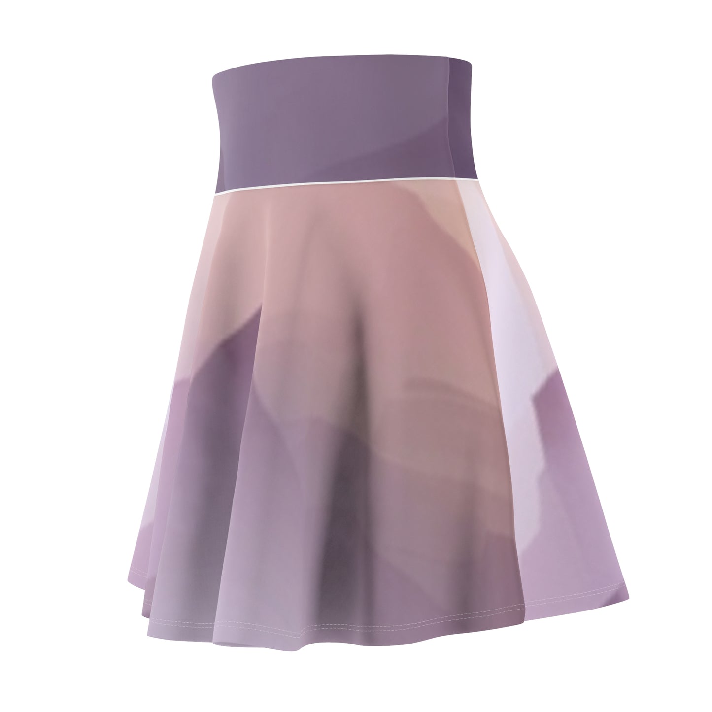 Purple Mountains, Women's Skater Skirt (AOP)