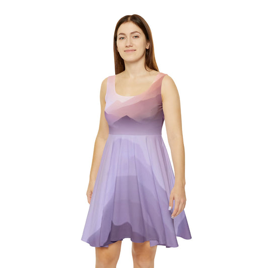 Purple Mountains, Women's Skater Dress (AOP)